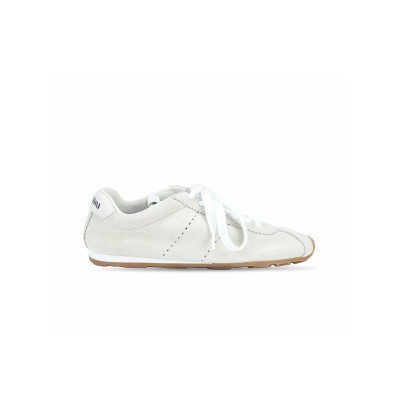 MIU MIU PLUME SUEDE SNEAKERS 5E114E 